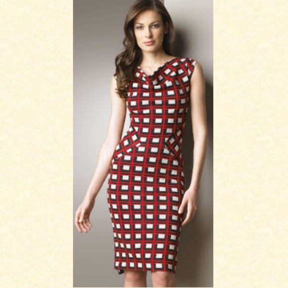 Diane von Furstenberg Dress Jovana Hutong Plaid - Picture 4 of 8